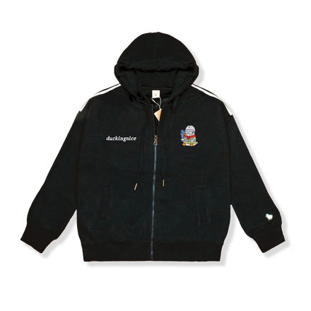 "ENGINEER DUCK" ZIP UP BLACK