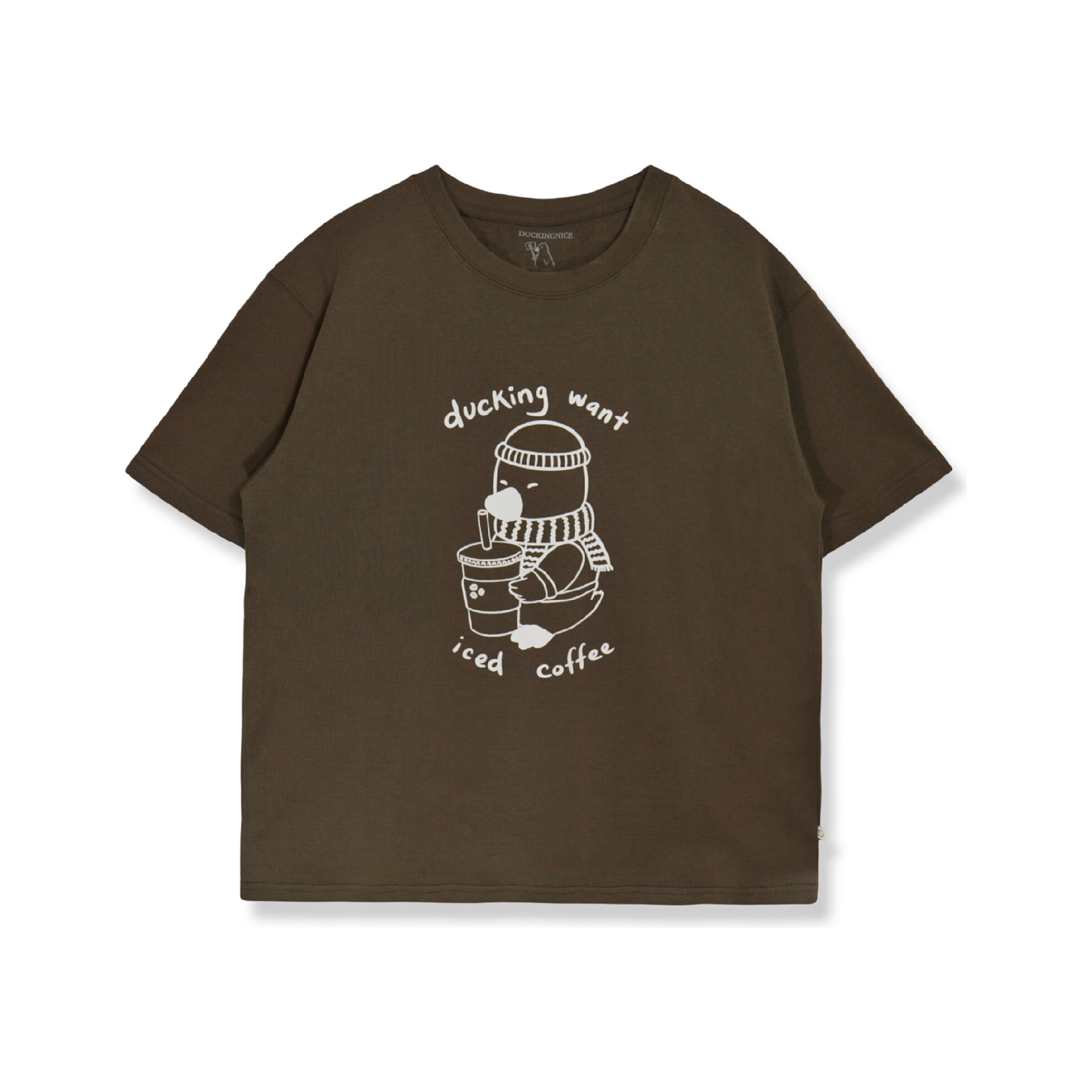 Iced Coffee Duck Shirt