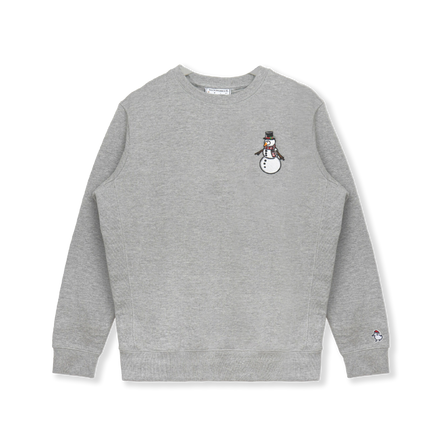 "SNOWMAN DUCK" CREW GREY