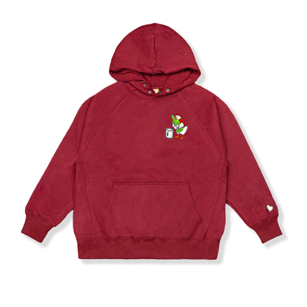 "SOJU DUCK" HOODIE MAROON