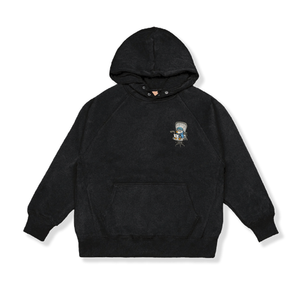 "TECHIE DUCK" HOODIE BLACK