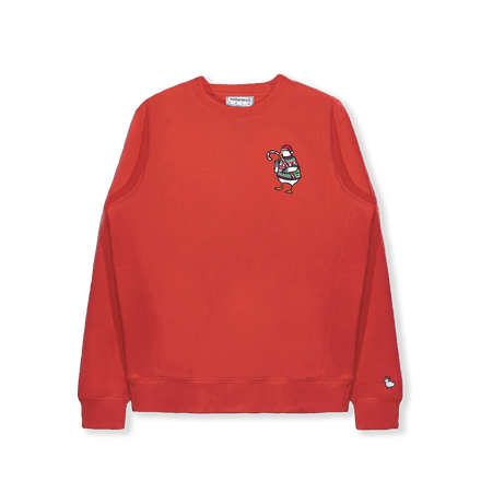 "CHRISTMAS DUCK" CREW RED