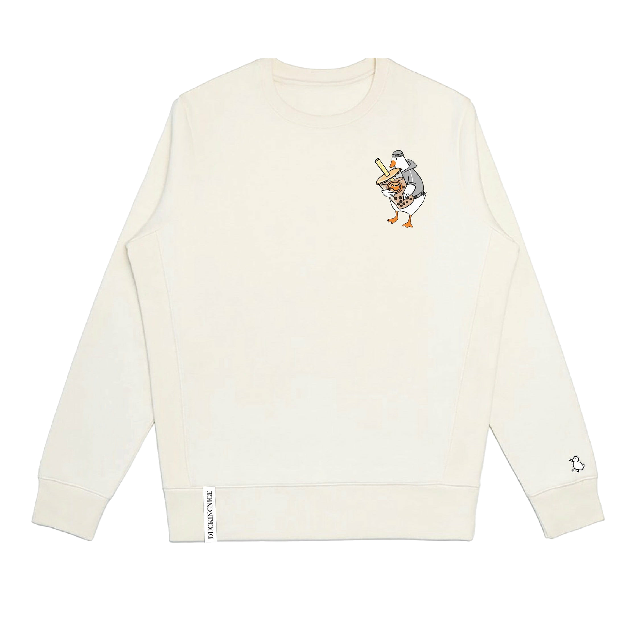 "BOBA DUCK" CREW CREAM