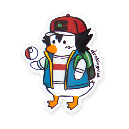 "ASH DUCK" STICKER