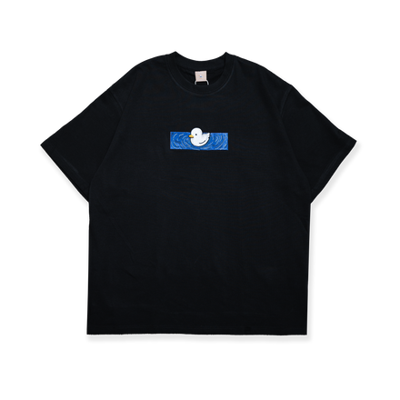 "FLOATING DUCK" SHIRT BLACK