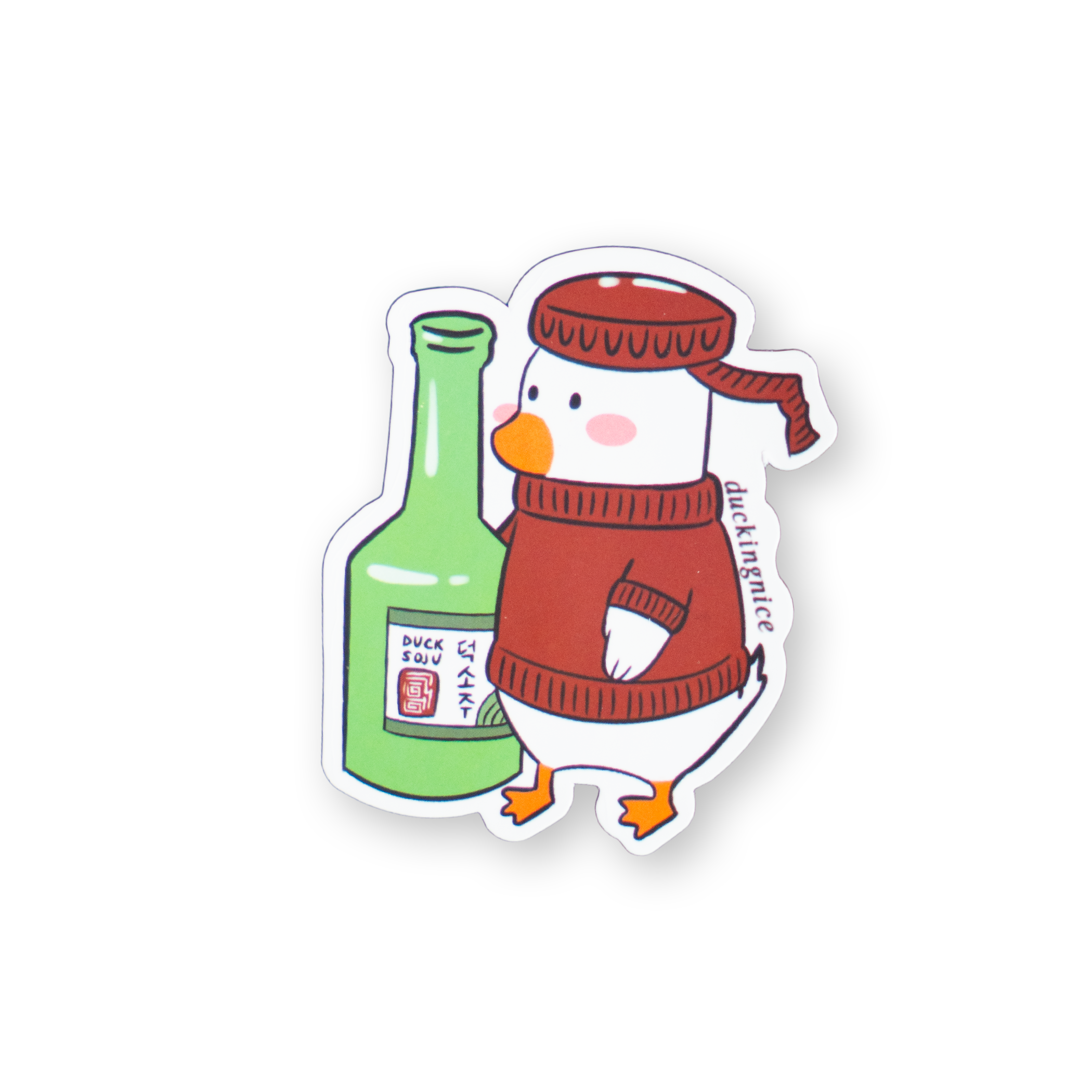 "BABY SOJU DUCK" STICKER