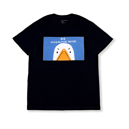 "BE DUCKINGNICE" SHIRT BLACK