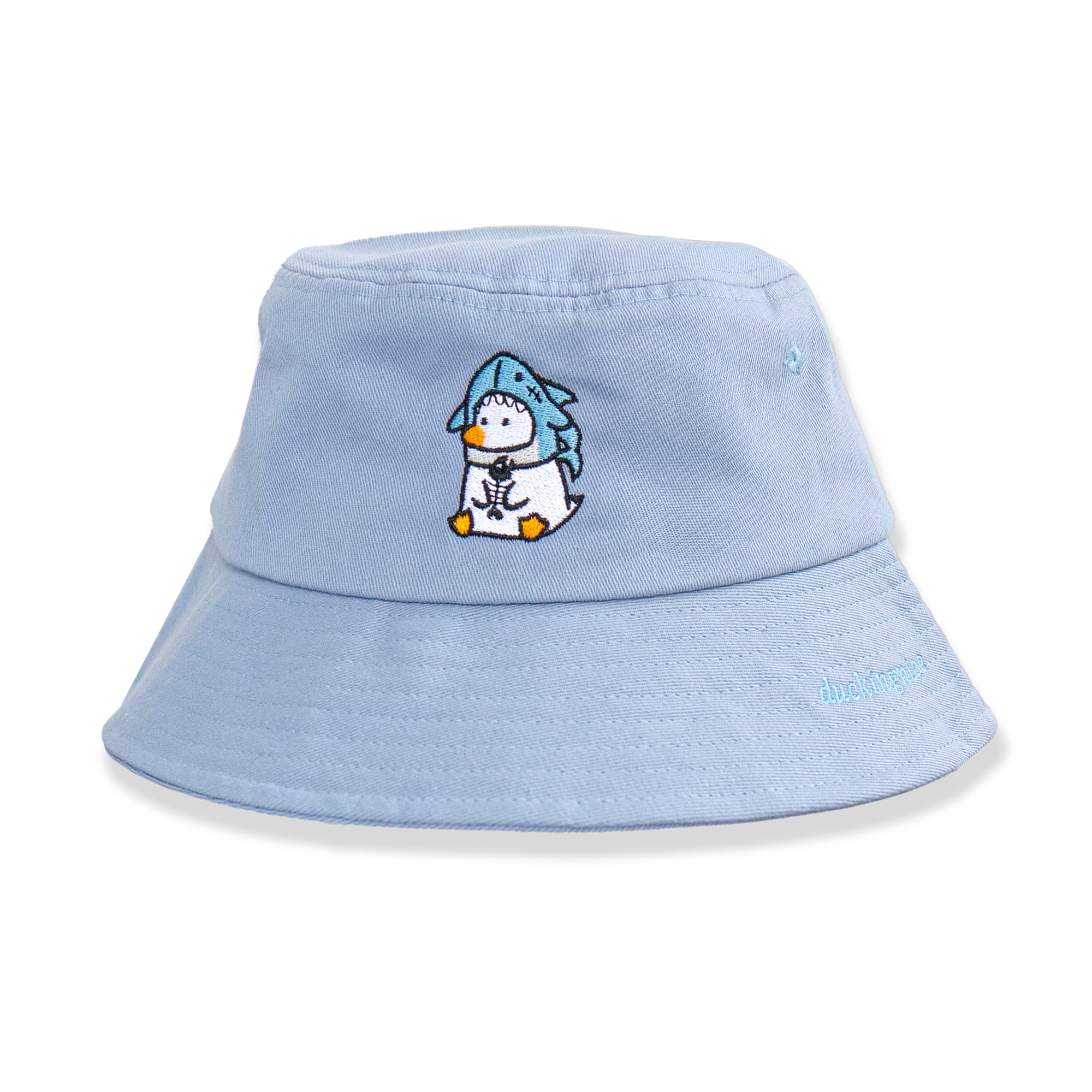 "SHARK DUCK" BUCKET HAT BLUE