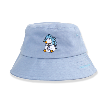 "SHARK DUCK" BUCKET HAT BLUE