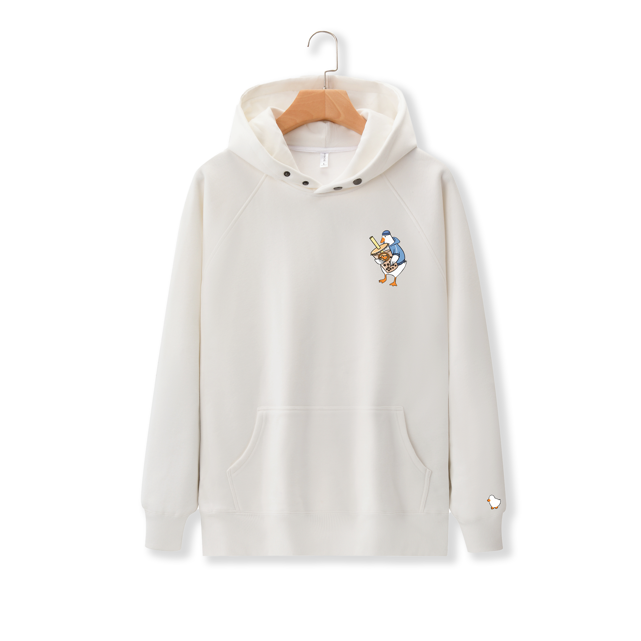 "BOBA DUCK" HOODIE WHITE