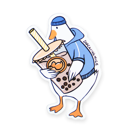 "BOBA DUCK" STICKER