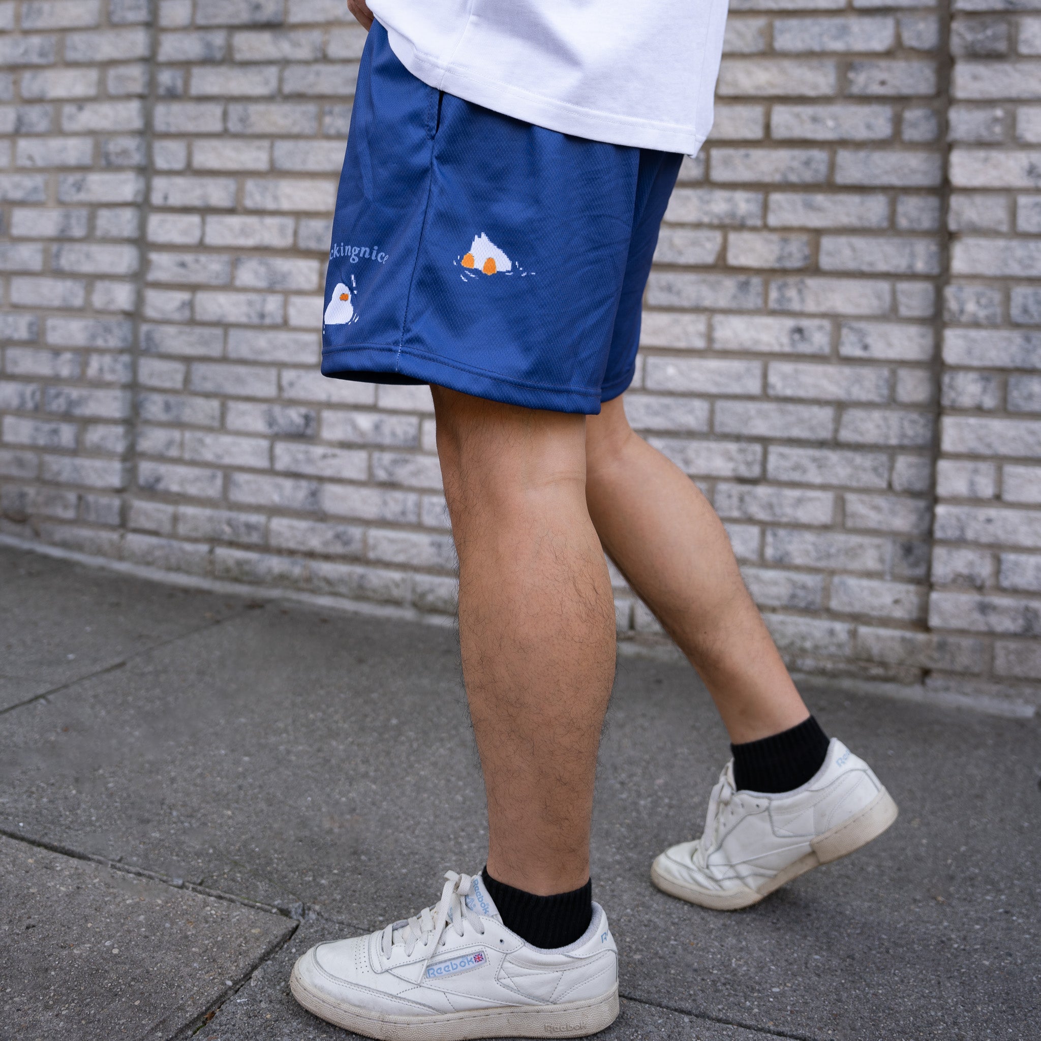 "FLOATING DUCKS" SHORTS BLUE