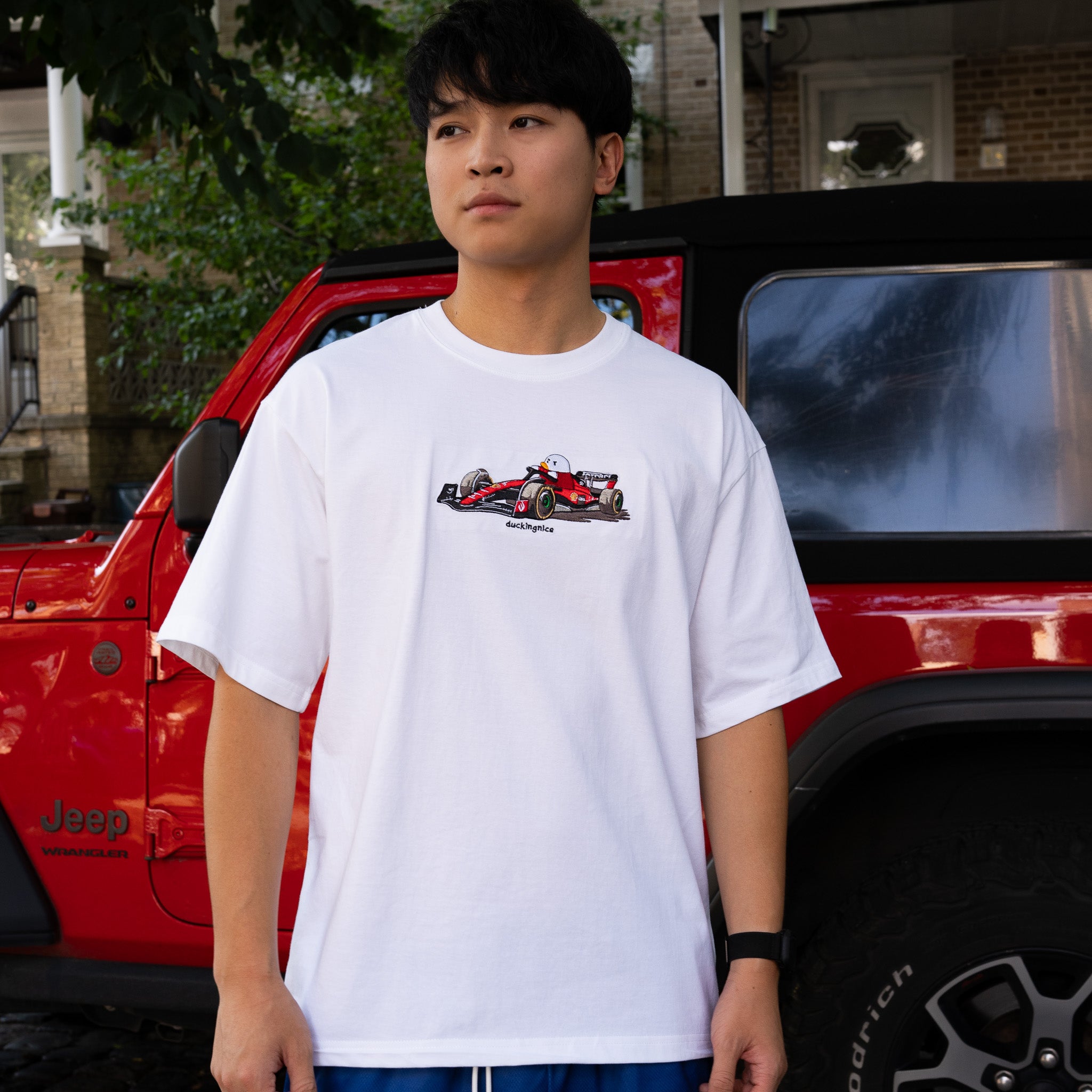 "SCHUDUCKER" SHIRT WHITE