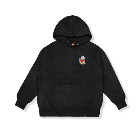 "ENGINEER DUCK" HOODIE BLACK