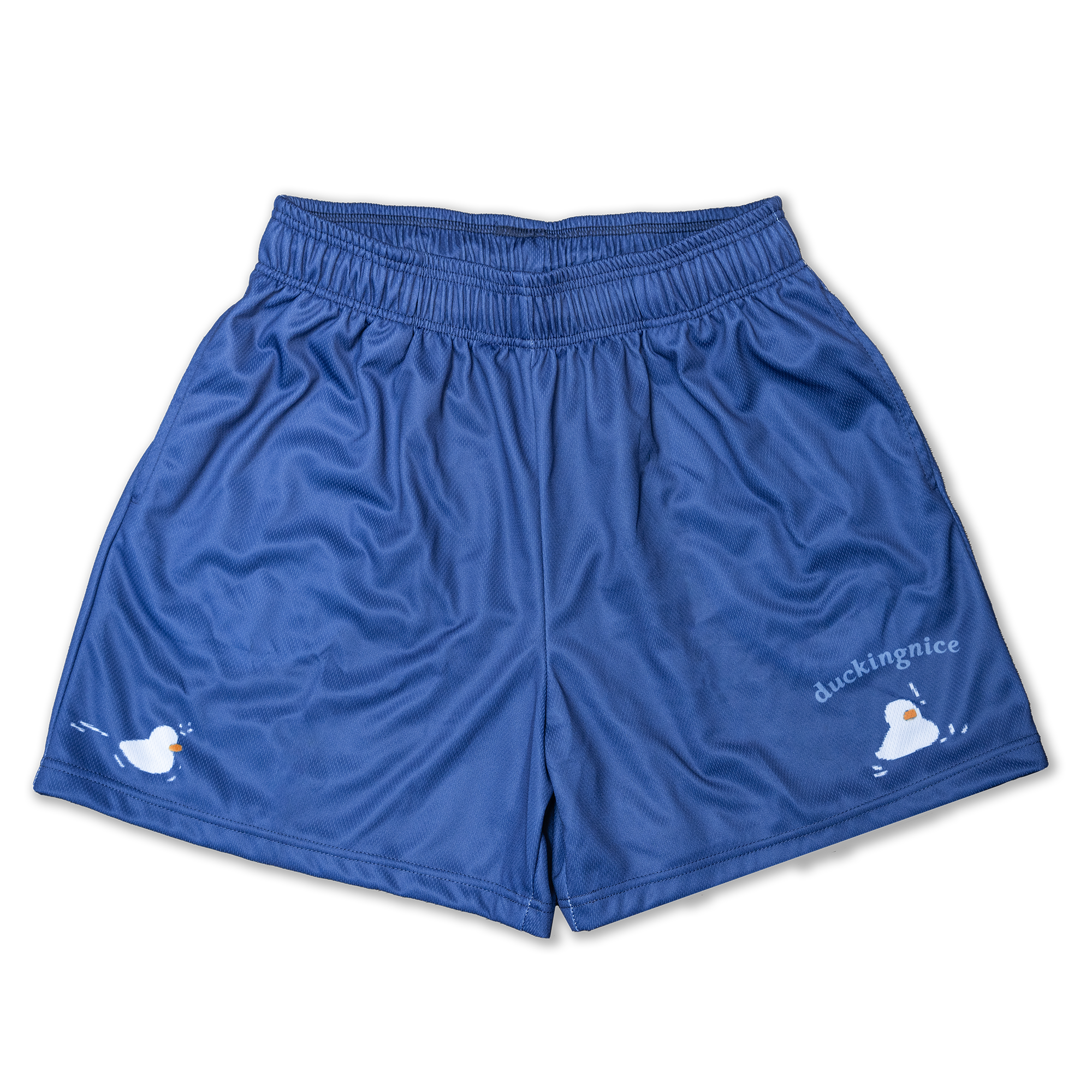 "FLOATING DUCKS" SHORTS BLUE