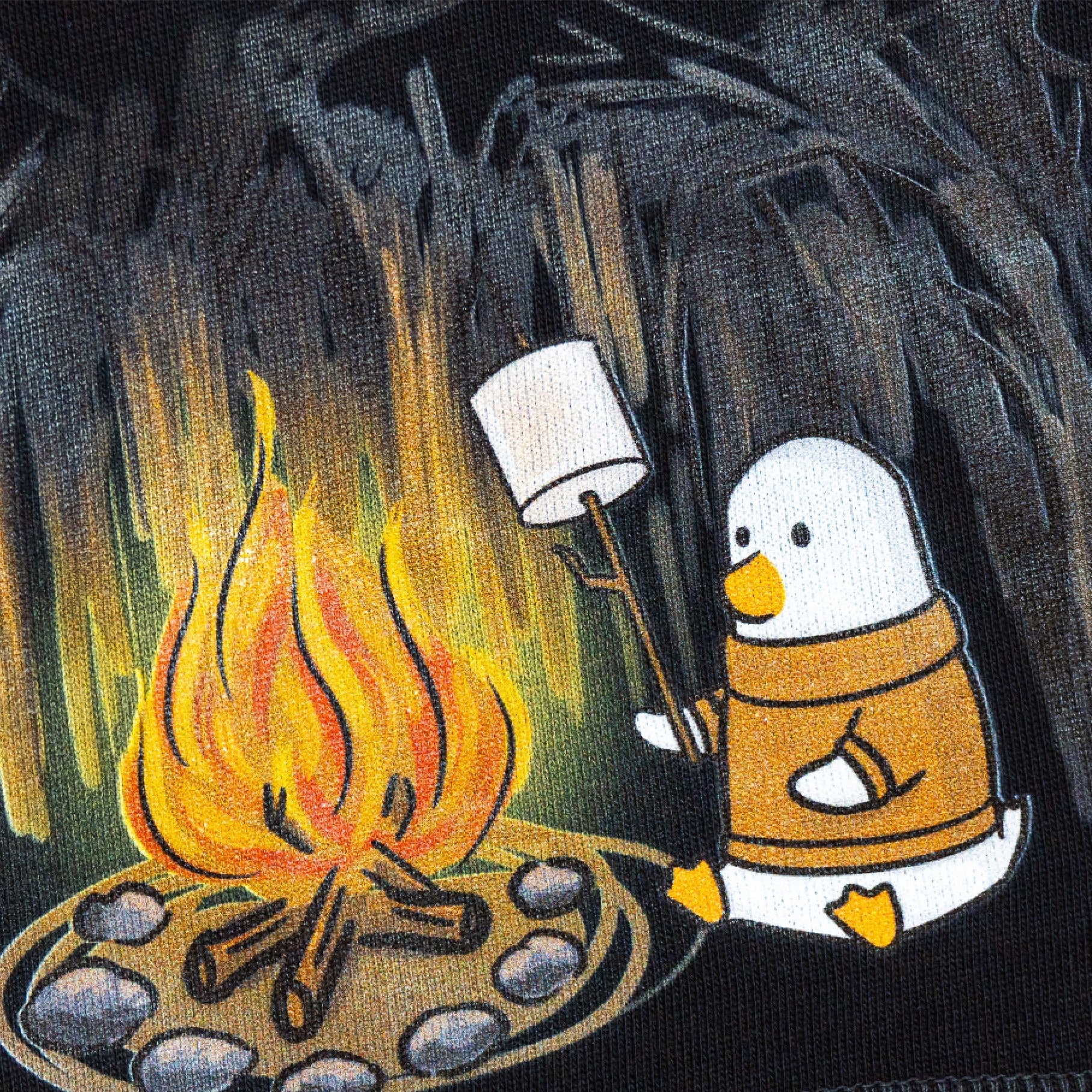 "CAMPFIRE DUCK” SHORTS BLACK