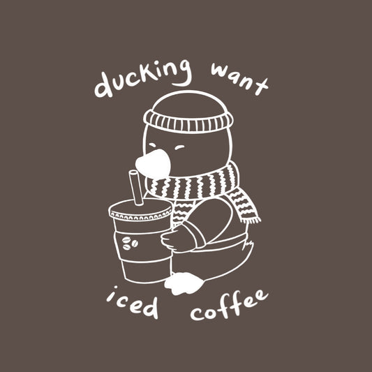 Iced Coffee Duck Shirt