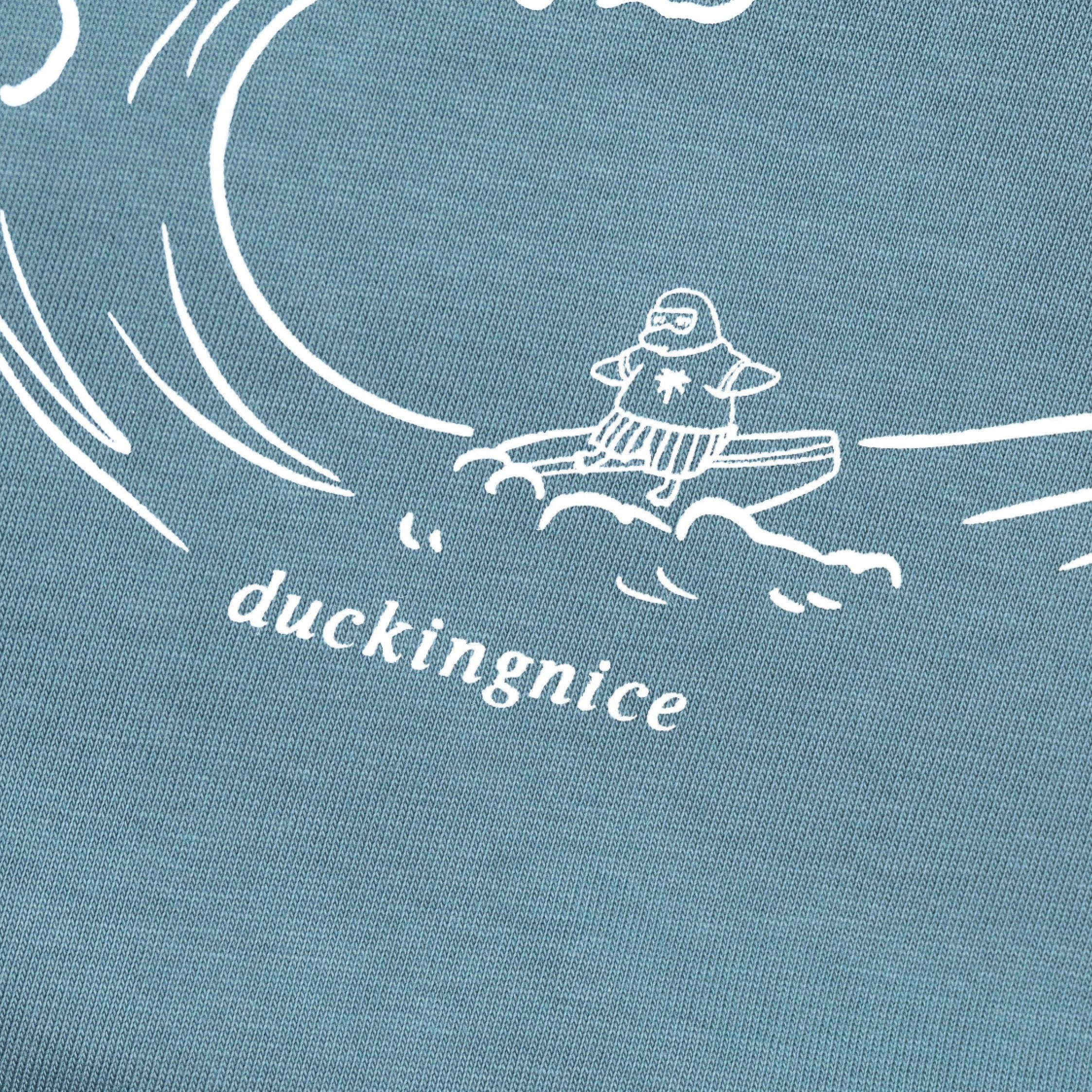 “SURFING DUCK” SHIRT BLUE