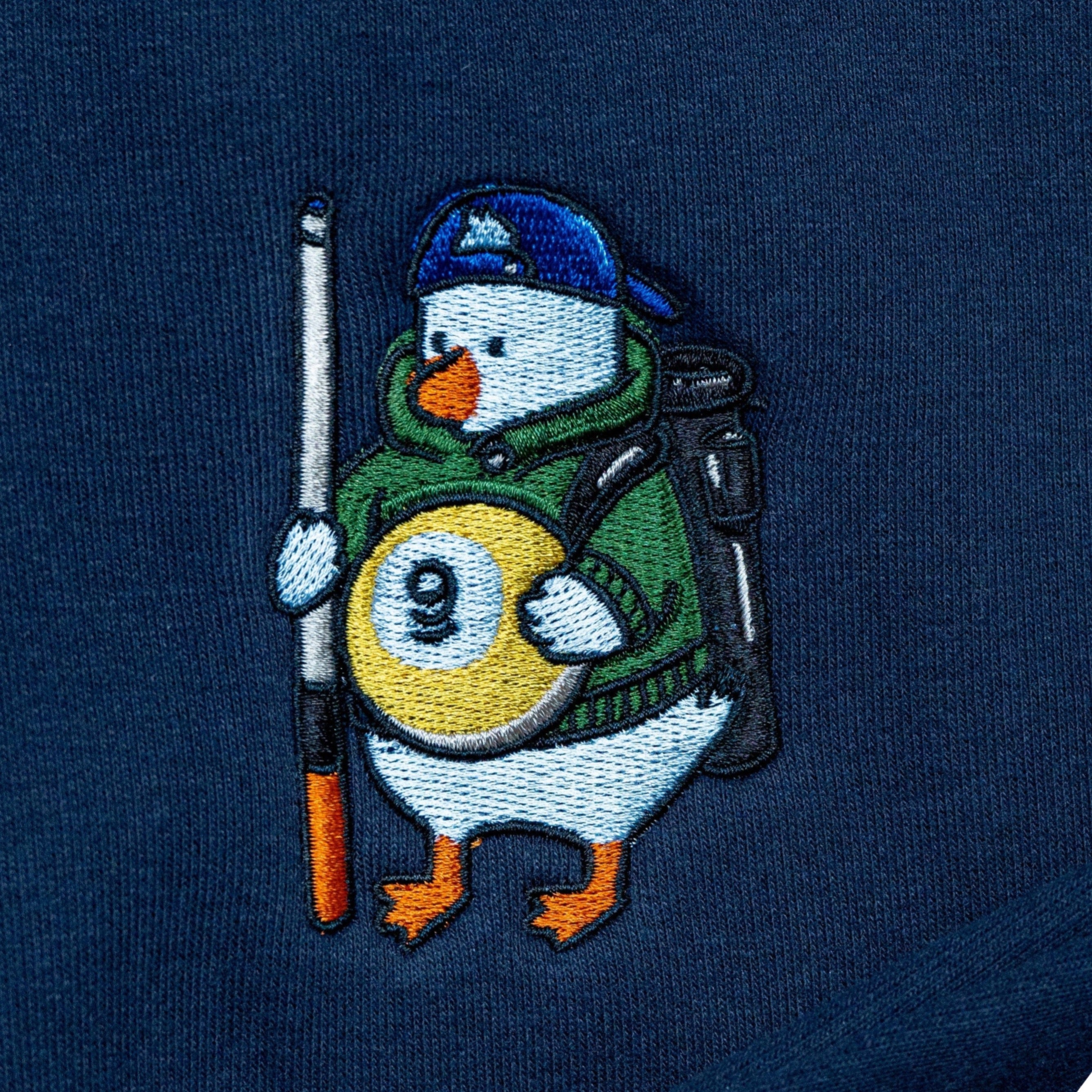 "POOL DUCKS” ZIP UP DEEP NAVY