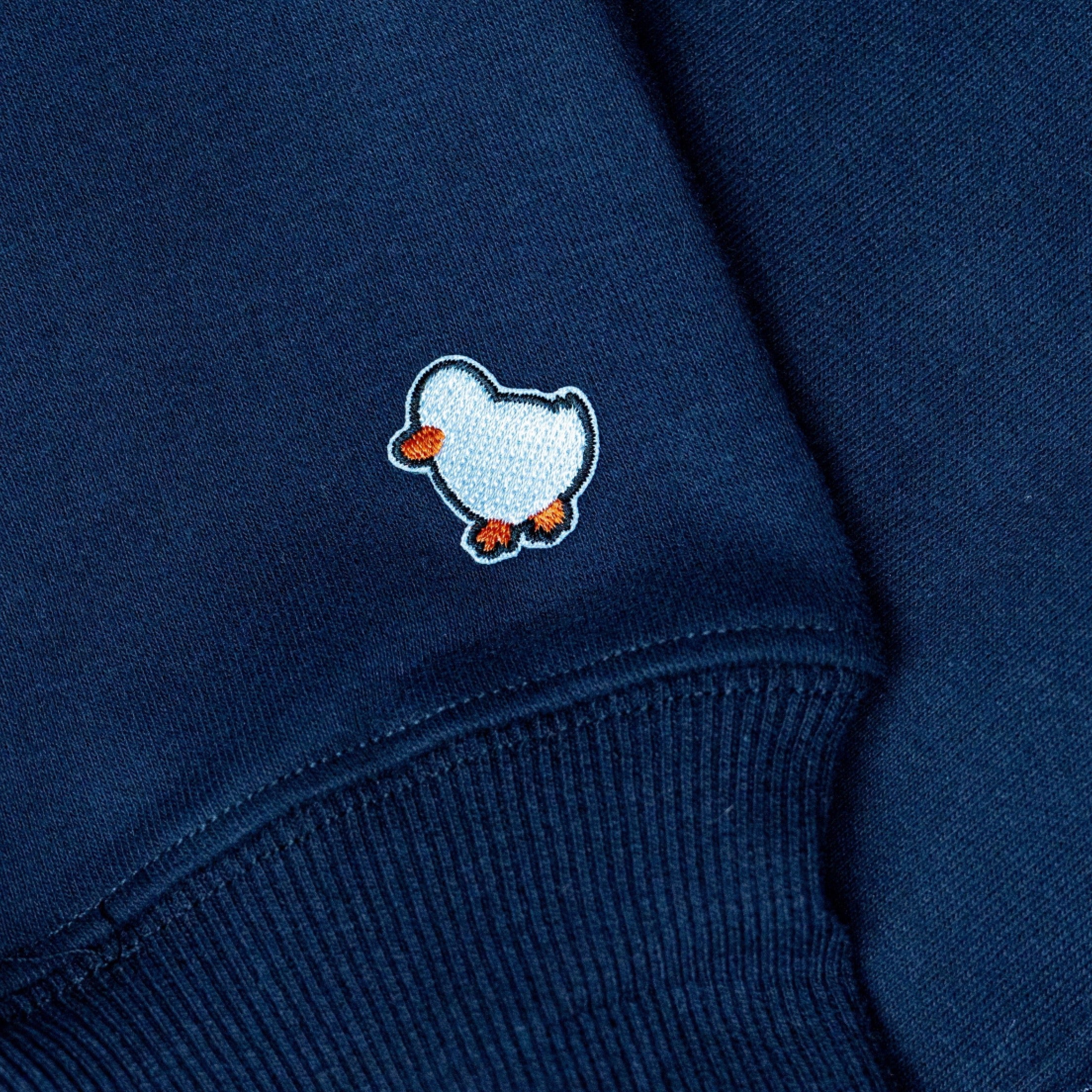 "POOL DUCKS” ZIP UP DEEP NAVY