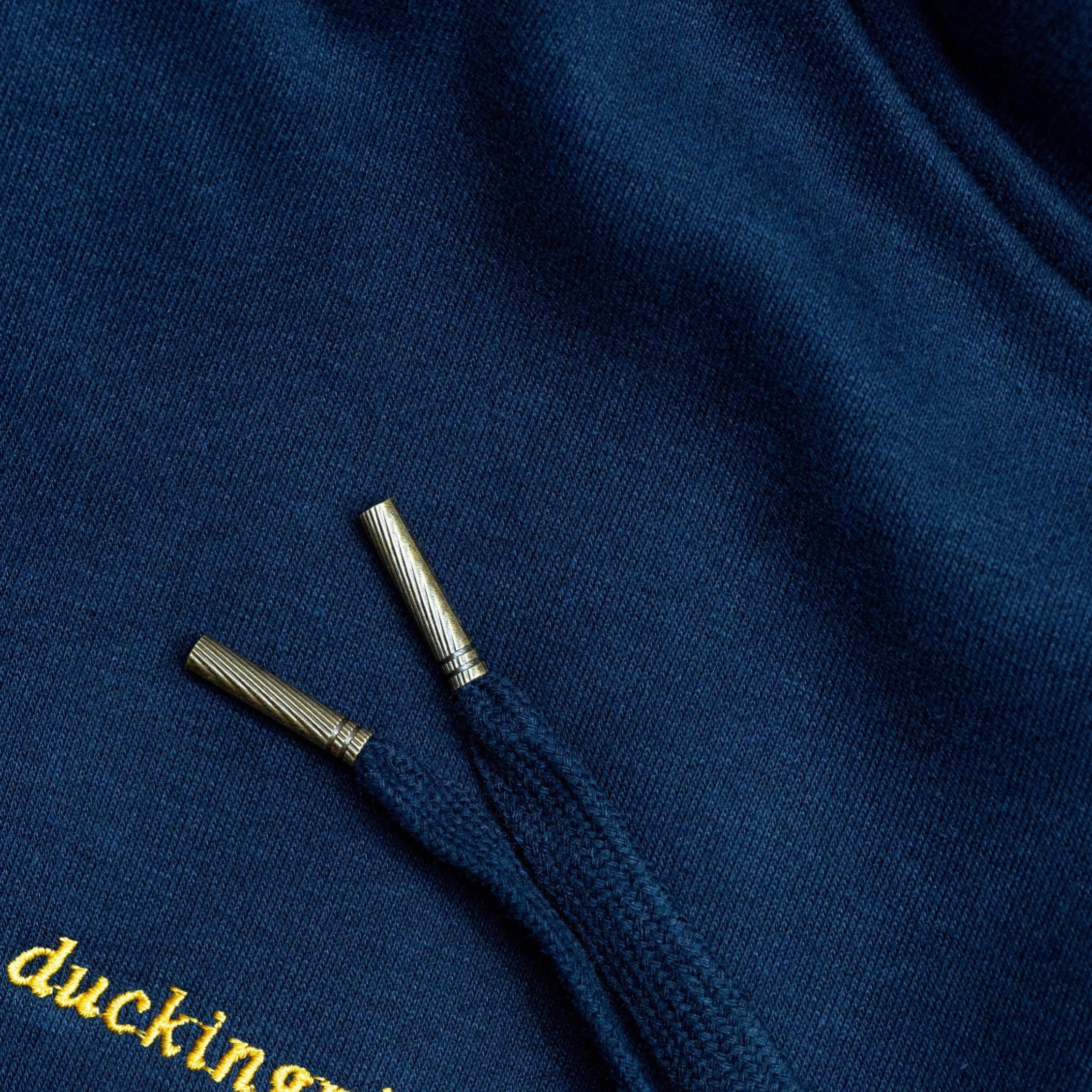 "POOL DUCKS” ZIP UP DEEP NAVY