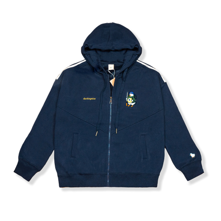 "POOL DUCKS” ZIP UP DEEP NAVY