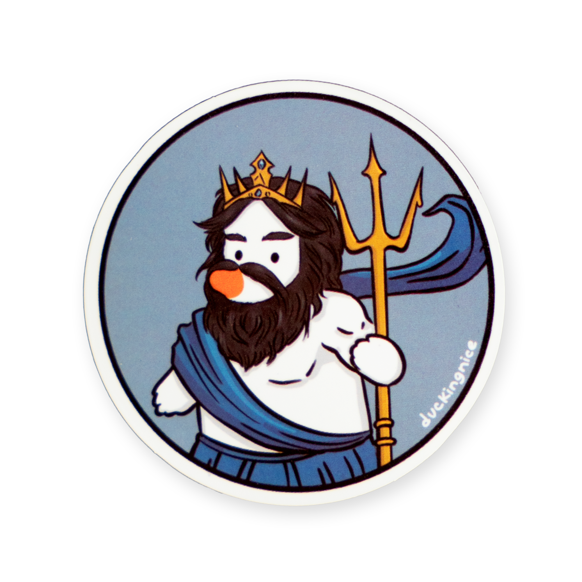 "POSEIDON DUCK" STICKER