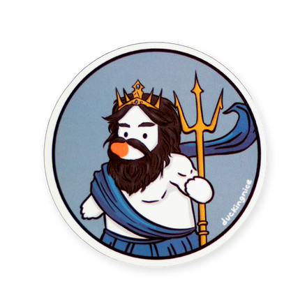 "POSEIDON DUCK" STICKER