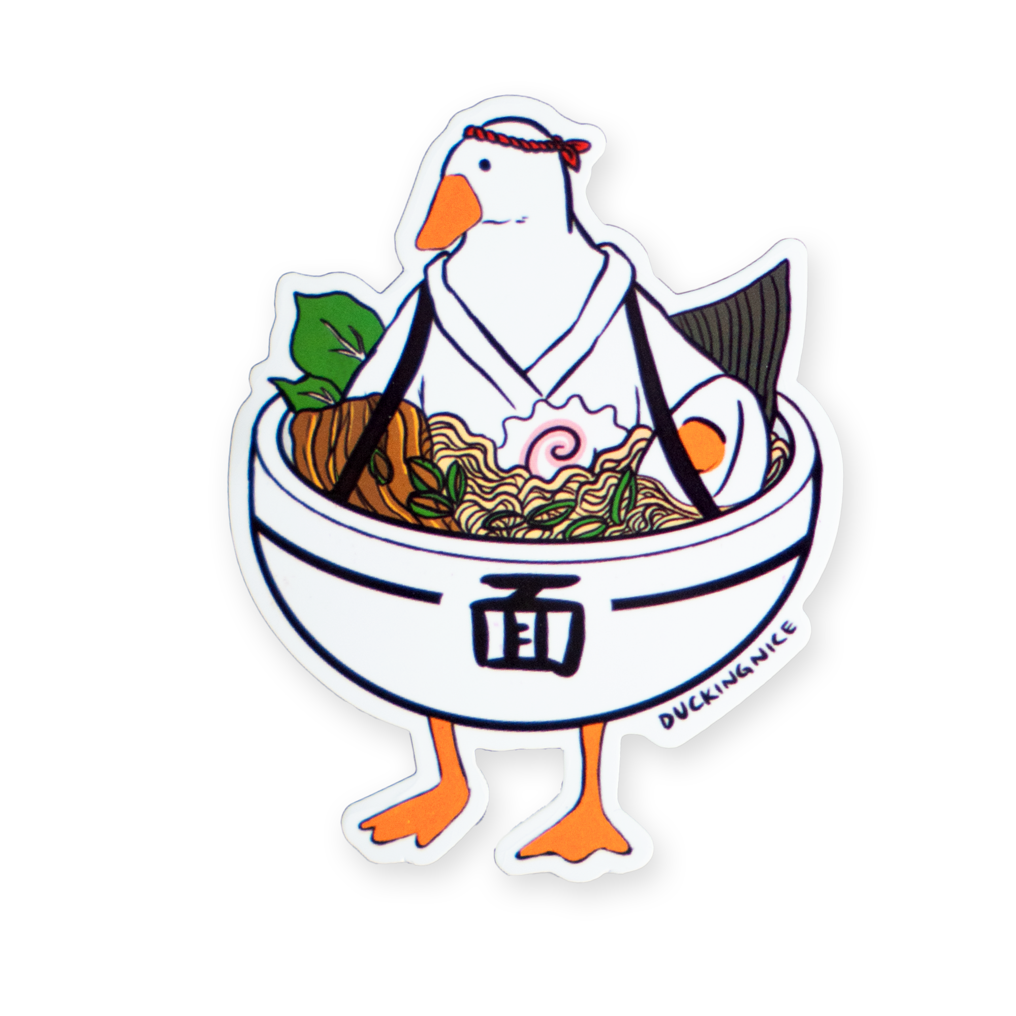 "RAMEN DUCK" STICKER