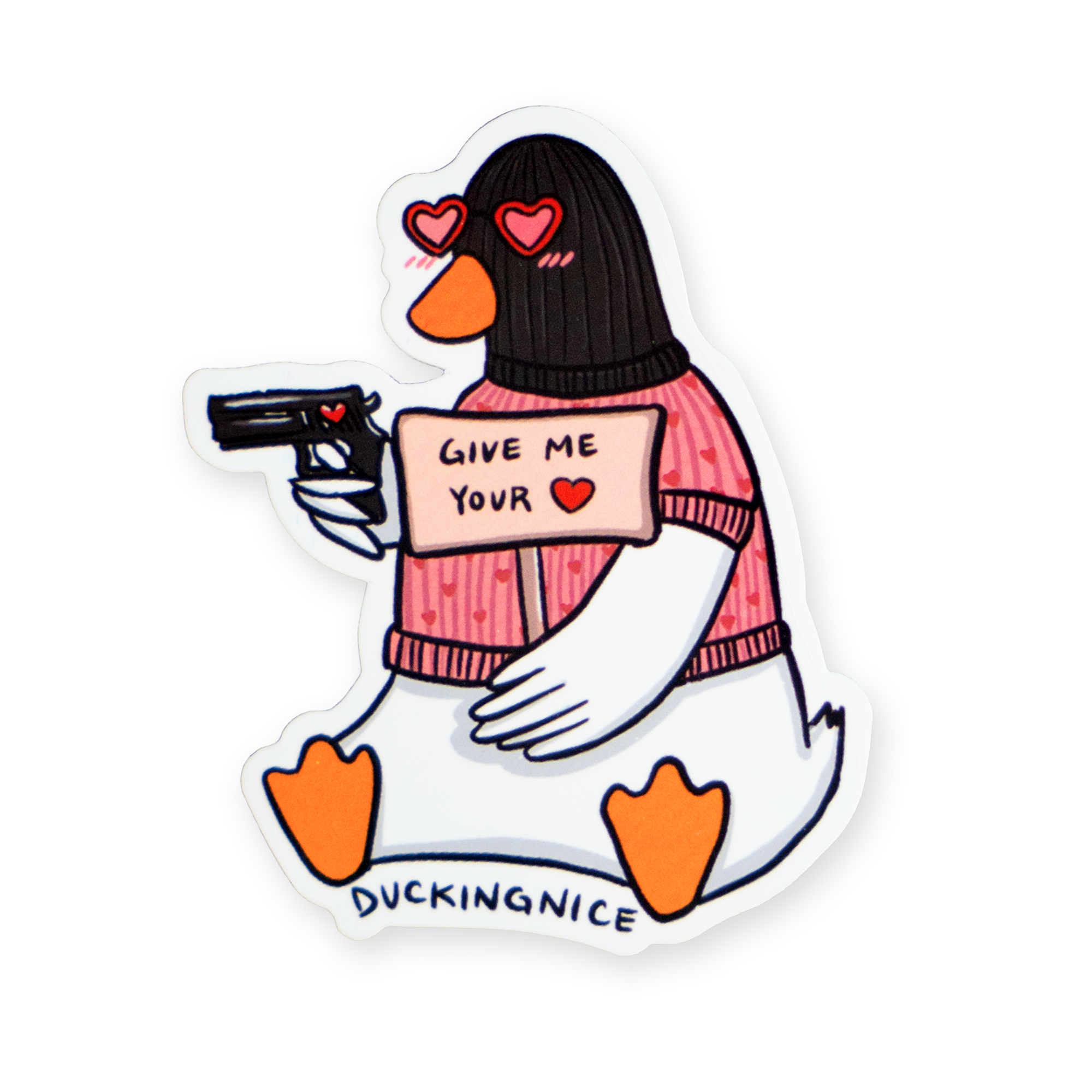 "ROBBER DUCK" STICKER