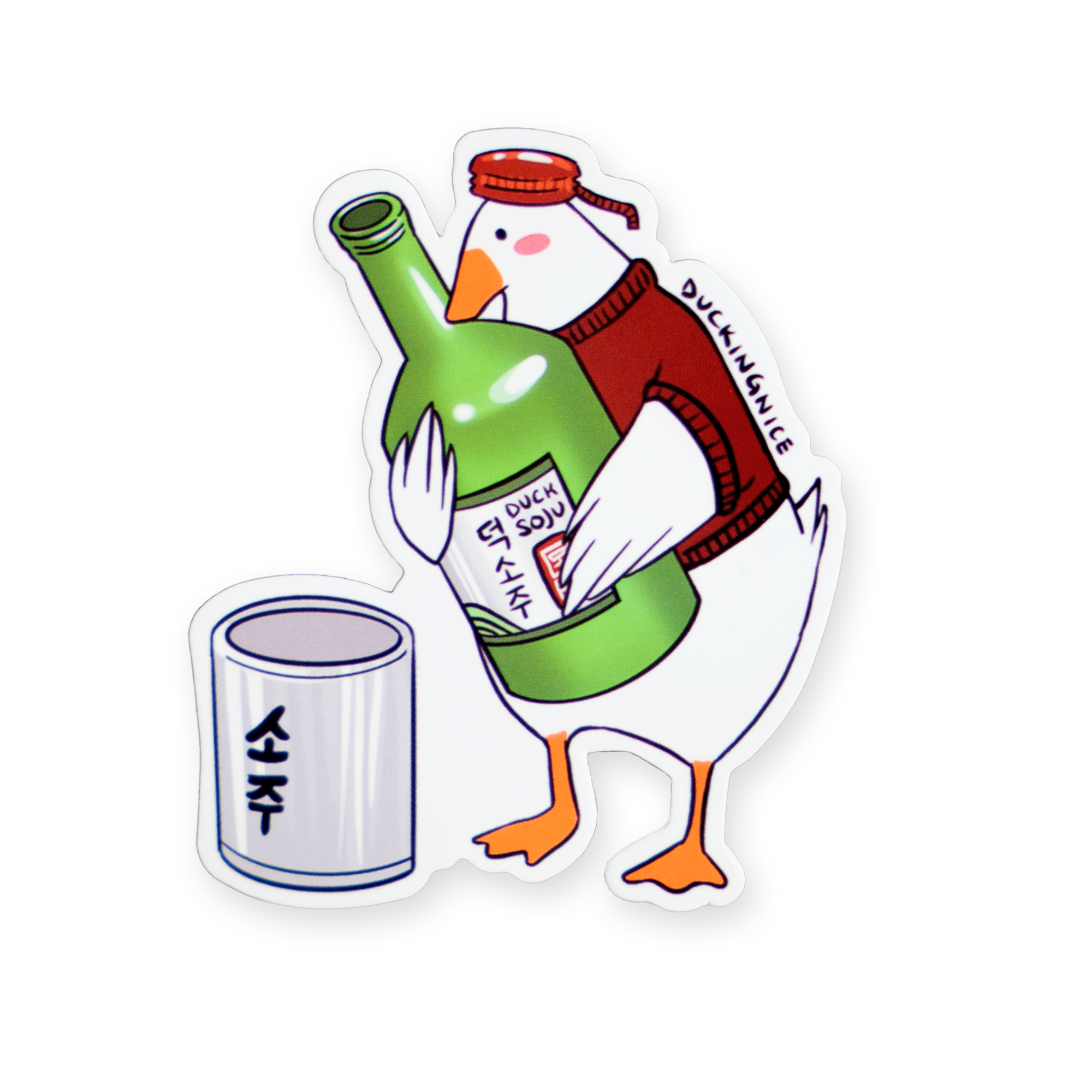 "SOJU DUCK" STICKER