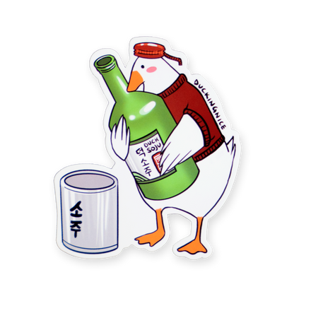 "SOJU DUCK" STICKER