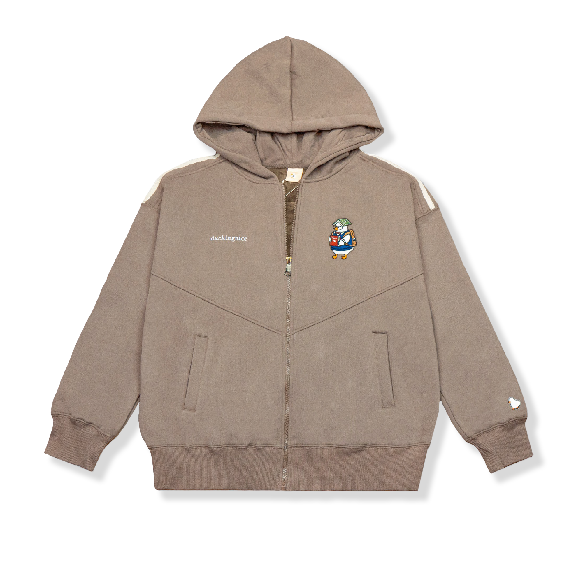 "STUDENT DUCK” ZIP UP COFFEE