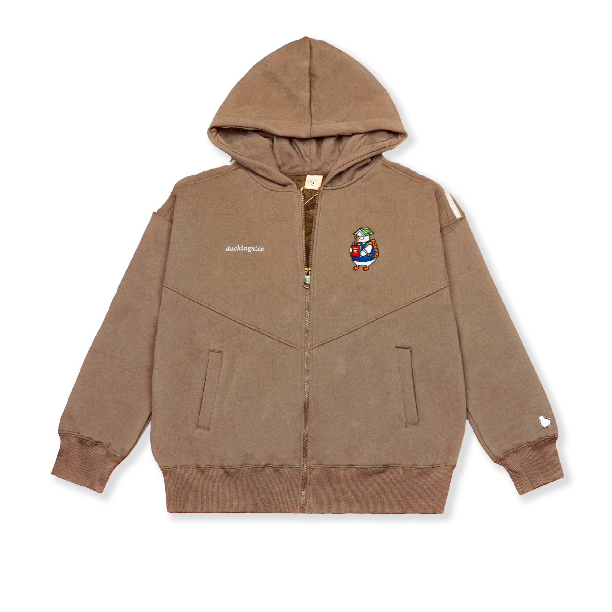 "STUDENT DUCK” ZIP UP COFFEE