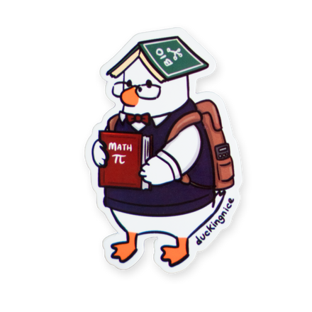 "STUDENT DUCK" STICKER