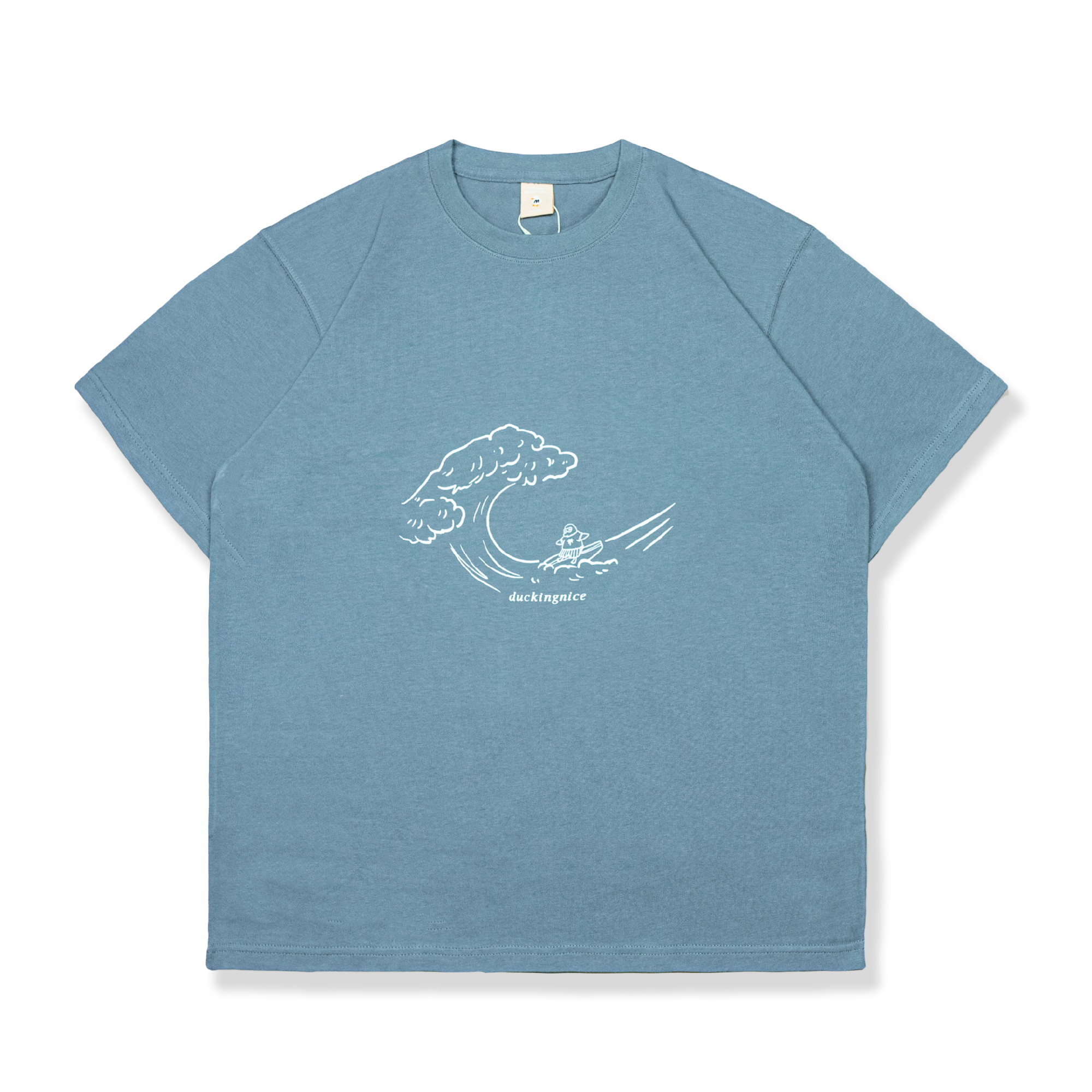 “SURFING DUCK” SHIRT BLUE