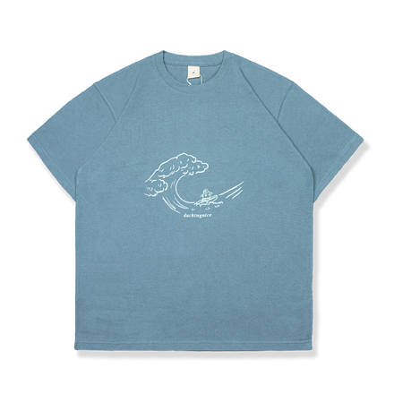 “SURFING DUCK” SHIRT BLUE