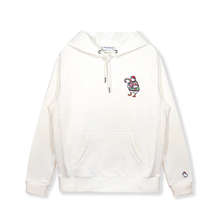 "CHRISTMAS DUCK" HOODIE WHITE