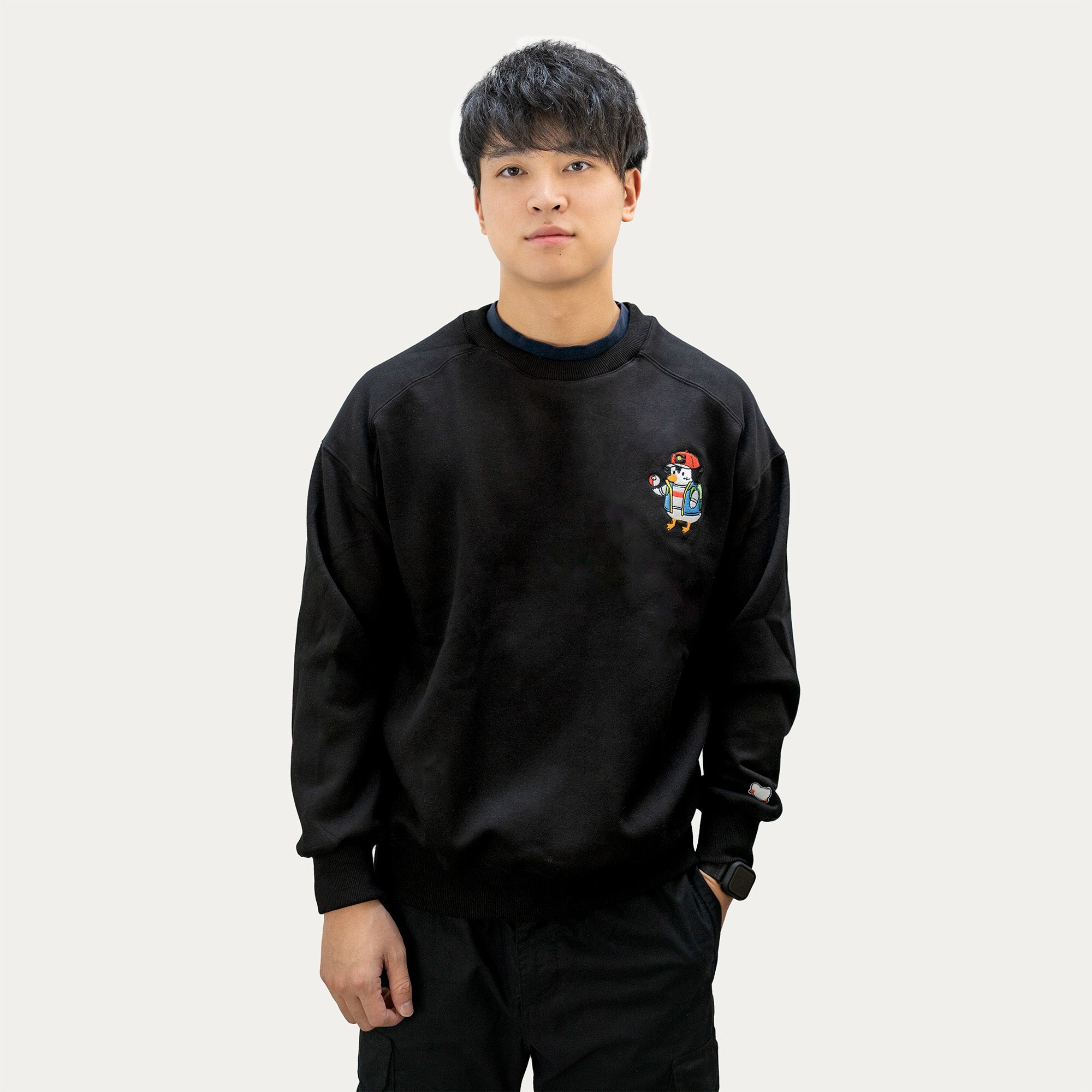 "ASH DUCK" CREW BLACK