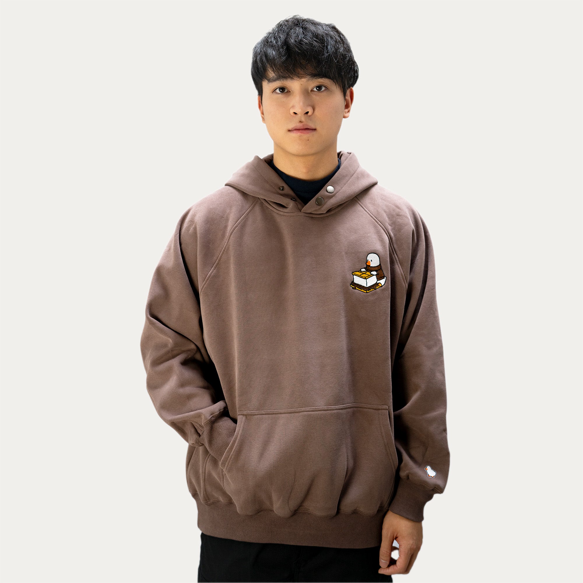 "S'MORE DUCK" HOODIE COFFEE