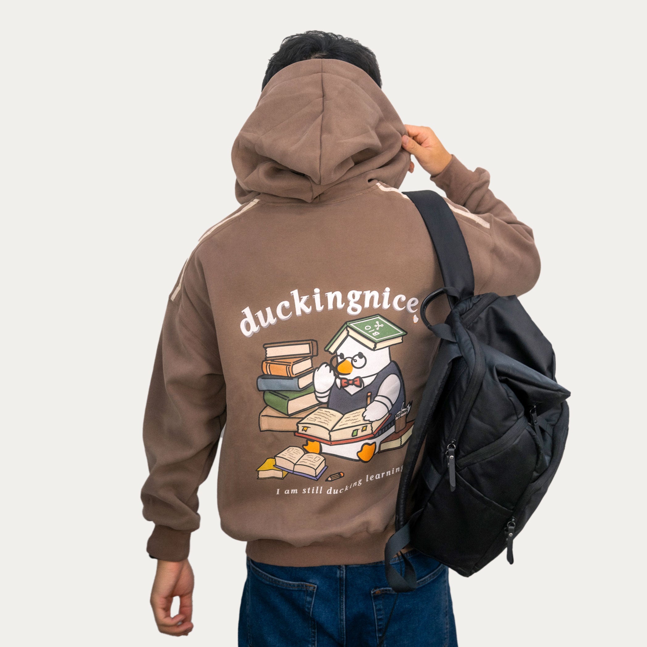 "STUDENT DUCK” ZIP UP COFFEE